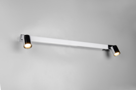 Trio lighting wandlamp Enrico led, 2-lichts chroom 90 cm.