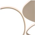 Lucide plafondlamp Samling led, taupe 62 cm