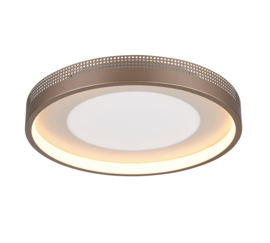 Trio lighting plafondlamp Solea led, mat bruin