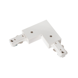 Lucide TRACK L-koppelstuk - 1-fase Railsysteem / Railverlichting - Links - wit