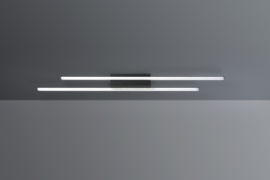 Bopp leuchten plafondlamp Delta led, zwart incl. afstandsbediening 117 cm