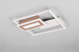 Trio lighting plafondlamp Spiro led, warm grijs 33 cm