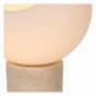 Lucide  tafellamp Dasvin, opaal glas