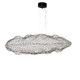 By Rydéns hanglamp Hayden ovaal, zwart 115 cm