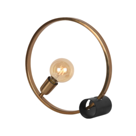 Label 51 tafellamp Ring, antiek goud