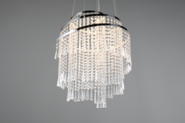 Trio lighting hanglamp Pomp, chroom incl. switch dimmer