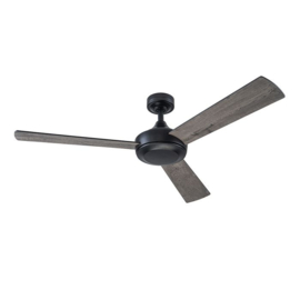 Elstead lighting plafond ventilator Pilote, mat zwart