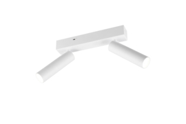 Trio lighting plafondspot  Ambala led, 2-lichts wit incl. switch dimmer