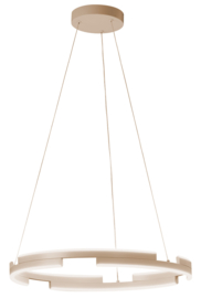 Fischer&Honsel  hanglamp Circly led, zandkleurig