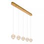 Lucide hanglamp Cintra, 5-lichts transparant