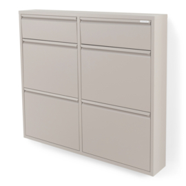 Spinder design Schoenenkast Billy 6, silky taupe