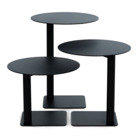Spinder design Bijzettafel Sunny medium, zwart