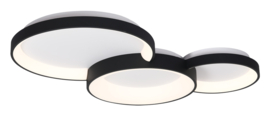 Trio lighting plafondlamp Fuso led, zwart 105 cm