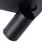 Lucide plafondspot Taylor led, 4-lichts zwart IP44