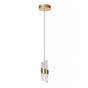 Lucide hanglamp Kligande led, 1-lichts mat goud/messing
