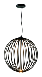 Freelight hanglamp Piolo led,  zwart 40 cm