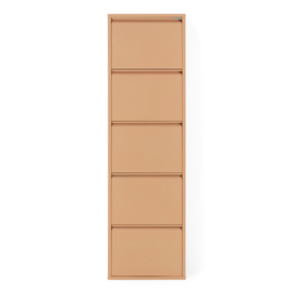 Spinder design Schoenenkast Billy 5, clay terra
