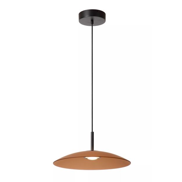 Lucide hanglamp Menga led, amber 40 cm