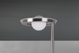 Trio lighting vloerlamp Barrie led, 2-lichts mat nikkel