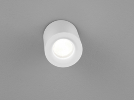 Helestra plafondlamp Lot led, rond mat wit IP65