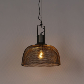 Qazqa  hanglamp Maze, zwart 48 cm