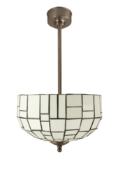 Old timer light plafondlamp Iglo, 35 cm