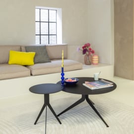 Spinder design Bijzettafel Daley, zwart