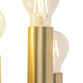 Wandlamp Tubi, 6-lichts goud