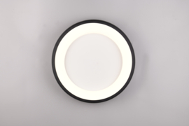 Trio lighting plafondlamp Cardona led, mat zwart incl. switch dimmer 46 cm