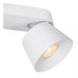 Lucide plafondspot Trigono led, 2-lichts wit incl led