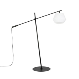 Qazqa buiten vloerlamp Virginia, wit