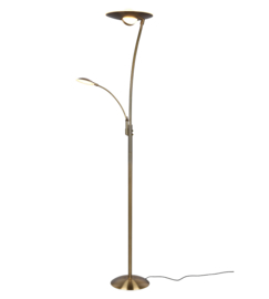 Vloerlamp Granby led, 2-lichts brons