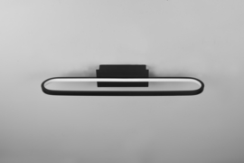 Trio lighting wandlamp Gianni led, zwart met acryl glas 60 cm IP44