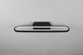 Wandlamp Gianni led, zwart met acryl glas 60 cm IP44