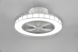 Trio lighting plafond ventilator Sandfjord, chroom incl. afstandsbediening 52 cm