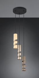 Trio lighting hanglamp Stream, 3-lichts multicolor rond