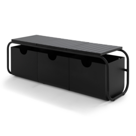 Spinder design Astoria halbank - zwart / mdf zwart