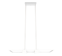 Trio lighting hanglamp Albany led, wit incl. afstandsbediening