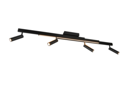 Trio lighting plafondspot  Zeno led, 4-lichts zwart