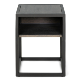 Spinder design DIVA ONE-NIGHTSTAND nachtkastje, grijs zwart