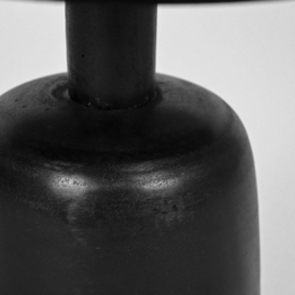 Label 51 Bijzettafel Wink,  zwart metaal 50 cm