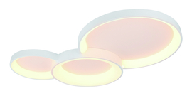 Trio lighting plafondlamp Fuso led, wit 105 cm
