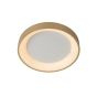 Lucide plafondlamp Vidal led, mat goud-messing 28 cm