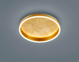 Helestra plafondlamp Sona led,  goldleaf 40 cm