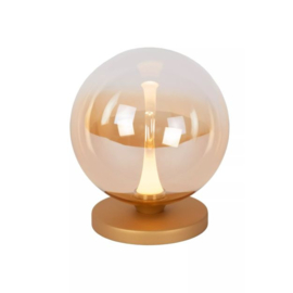 Lucide  tafellamp Gisela led, amber glas