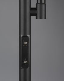 Trio lighting vloerlamp Seeker led, zwart