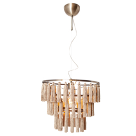 By Rydéns hanglamp Cloe, beige incl. licht bron