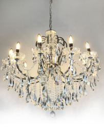 Light trend hanglamp Crystal, 12-lichts
