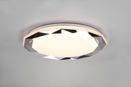 Trio lighting plafondlamp Ando led, chroom incl. afstandsbediening 50 cm