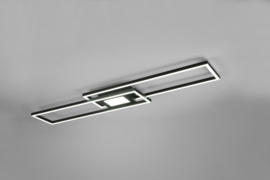 Trio lighting plafondlamp Ganado led, zwart incl. afstandsbediening